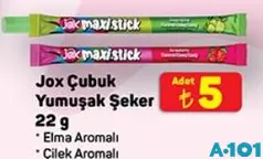 JOX ÇUBUK YUMUŞAK ŞEKER 22 G fiyat ve kampanya bilgisi